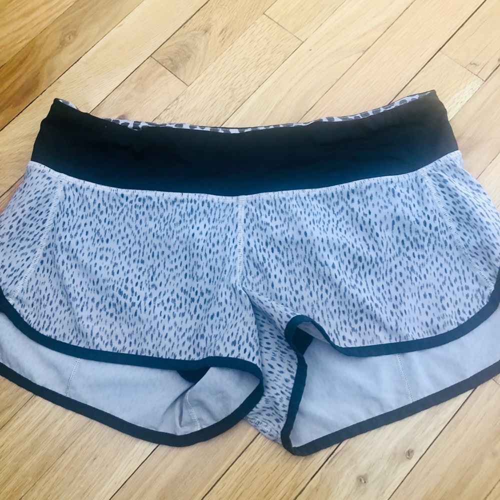 Lululemon Athletic Animal Print Short Shorts